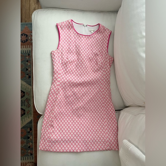 Shoshanna mini dress. Pink and white. Size 0. Excellent Condition. - Picture 3 of 3